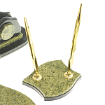 Настольный письменный набор из змеевика из 7-ми элементов Successful Leader варинант исполнения - 8 | Loft Concept в Воронеже