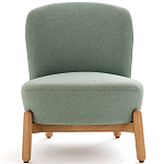 Кресло на деревянных ножках Olguin Green Chair варинант исполнения - 2 | Loft Concept в Воронеже