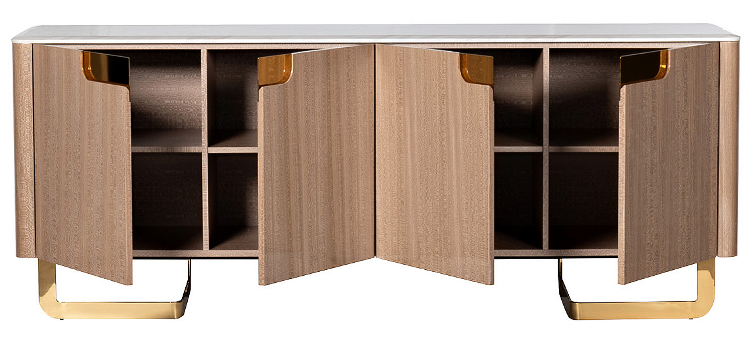 Комод длинный на металлических ножках Bertran Chest of Drawers Комод длинный на металлических ножках Bertran Chest of Drawers - Loft-Concept в Воронеже