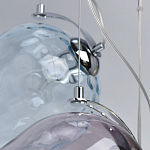 Люстра каскадная с 9-ю разноцветными стеклянными плафонами Kaleido варинант исполнения - 11 | Loft Concept в Воронеже