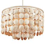 Люстра с каскадом из круглых декоративных элементов Texture Discs варинант исполнения - 2 | Loft Concept в Воронеже