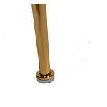 Стул велюровый хаки на золотистых металлических ножках Vendramin Chair варинант исполнения - 6 | Loft Concept в Воронеже