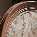 Барный стул из массива бука светло-зеленый с растительным орнаментом Raffael Angel Green Bar stool варинант исполнения - 4 | Loft Concept в Воронеже