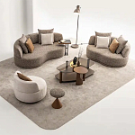 Двухместный диван Calypso варинант исполнения - 4 | Loft Concept в Воронеже