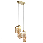 Подвесной светильник волнистой формы из фактурного стекла Wave варинант исполнения - 3 | Loft Concept в Воронеже