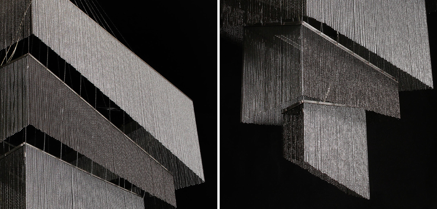 Люстра Серебряные цепочки Willowlamp Geometric Storm Silver Люстра Серебряные цепочки Willowlamp Geometric Storm Silver - Loft-Concept в Воронеже