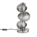 Настольная лампа с 3-мя рифлеными стеклянными шарами Marcelh Light варинант исполнения - 5 | Loft Concept в Воронеже