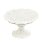 Фруктовница средняя из натурального камня Мрамор Белый Natural Stone Fruit Bowls варинант исполнения - 2 | Loft Concept в Воронеже