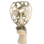 Маска ручной работы деревянная резная Beauty Mask варинант исполнения - 1 | Loft Concept в Воронеже