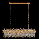 Люстра с декоративными элементами в виде крупных хрустальных цветов Palace Gardens варинант исполнения - 2 | Loft Concept в Воронеже