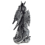 Часы в виде дракона Silver Dragon Clock варинант исполнения - 2 | Loft Concept в Воронеже