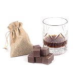 Камни для охлаждения виски из красного лемезита Natural Stone Cube варинант исполнения - 6 | Loft Concept в Воронеже