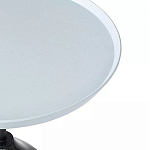 Кофейный столик с круглой столешницей и мраморным основанием Steel Reliability варинант исполнения - 4 | Loft Concept в Воронеже