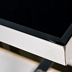 Столик журнальный квадратный с основанием в оттенках хром и золото Harmony Color and Shapes варинант исполнения - 2 | Loft Concept в Воронеже