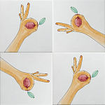 Плитка дизайнерская с рисунком Лимон варинант исполнения - 1 | Loft Concept в Воронеже