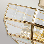 Потолочный светильник шестигранной формы с прозрачными стеклянным плафоном Elstead Lighting варинант исполнения - 12 | Loft Concept в Воронеже