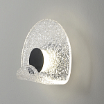 Бра из текстурированного прозрачного стекла с изогнутым краем Textured Glass  варинант исполнения - 2 | Loft Concept в Воронеже