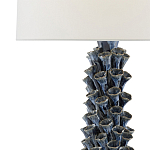 Настольная лампа с корпусом из цветков колокольчика Cascade of Blue Flowers варинант исполнения - 1 | Loft Concept в Воронеже