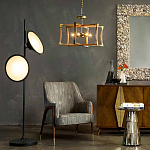 Торшер черный с 2-мя большими лампами Black Diffusers варинант исполнения - 3 | Loft Concept в Воронеже