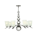 Люстра с матовыми конусными плафонами и декоративными элементами в форме шаров Hinkley варинант исполнения - 14 | Loft Concept в Воронеже