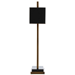 Настольная лампа прямоугольная с черным абажуром Strictness of Forms варинант исполнения - 3 | Loft Concept в Воронеже