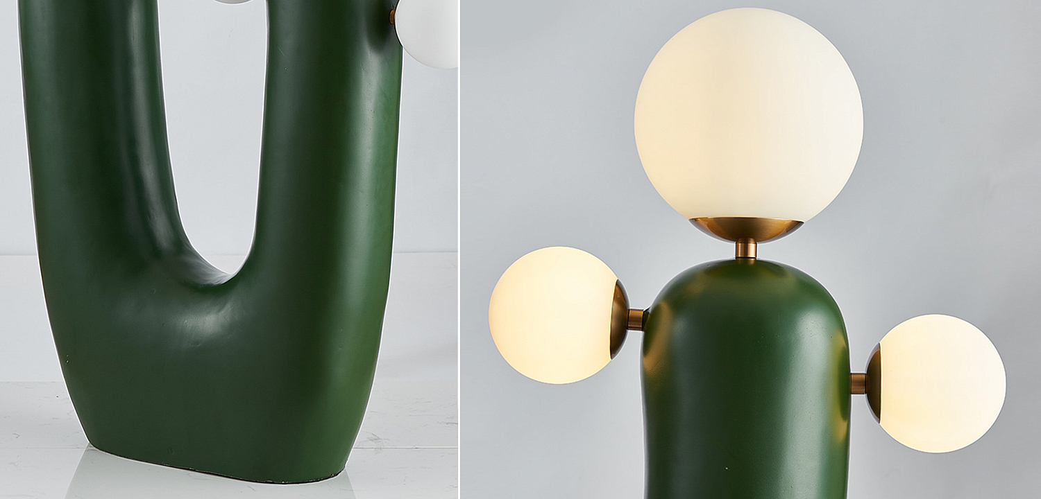 Торшер Oo Flor Lamp Green Торшер Oo Flor Lamp Green - Loft-Concept в Воронеже