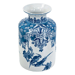 Ваза с мотивами цветущего сада с попугаями Vase Inspired by Nature варинант исполнения - 1 | Loft Concept в Воронеже