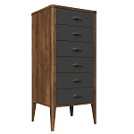 Комод из массива бука с 6-ю ящиками Tasteful Furniture варинант исполнения - 1 | Loft Concept в Воронеже