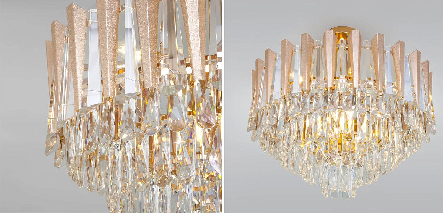 Потолочная люстра Crystal Edge Chandelier Потолочная люстра Crystal Edge Chandelier - Loft-Concept в Воронеже