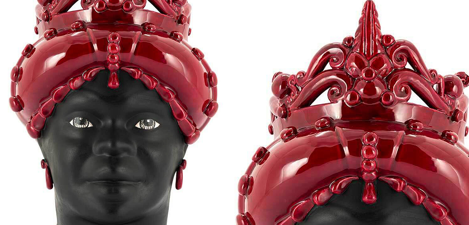 Ваза VASE MORO LADY MED. MAT H45 burgundy Ваза VASE MORO LADY MED. MAT H45 burgundy - Loft-Concept в Воронеже