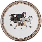 Чайный сервиз из фарфора с изображением лошадей на 6 персон 15 предметов Porcelain Horse Set  варинант исполнения - 6 | Loft Concept в Воронеже