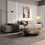 Комплект их 2-х круглых дизайнерских журнальных столов Difelap варинант исполнения - 2 | Loft Concept в Воронеже