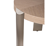 Столик журнальный круглый со светлым шпоном Light Veneer Table варинант исполнения - 6 | Loft Concept в Воронеже