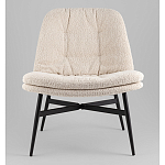 Кресло лаунж Tail молочный варинант исполнения - 4 | Loft Concept в Воронеже