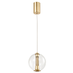 Подвесной светильник с плафоном в форме шара Inner Gleam Orb gold варинант исполнения - 4 | Loft Concept в Воронеже