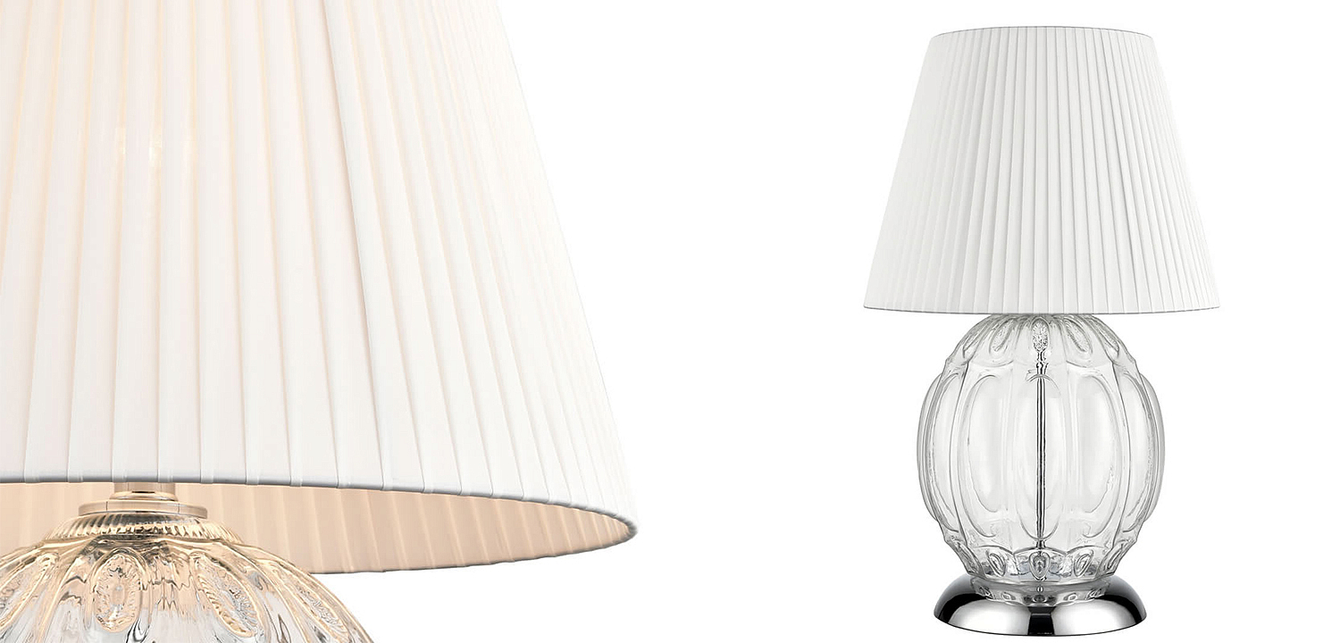 Настольная лампа Прозрачное Стекло Hailey Table Lamp Настольная лампа Прозрачное Стекло Hailey Table Lamp - Loft-Concept в Воронеже