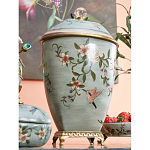 Ваза с крышкой и цветочным узором Genuine Chinese Classics варинант исполнения - 5 | Loft Concept в Воронеже