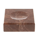 Подставка под шар квадратная из натурального камня Лемезит Natural Stone Sphere Stands варинант исполнения - 1 | Loft Concept в Воронеже