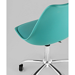 Офисный стул на металлическом основании EGGERY Blue пластик варинант исполнения - 3 | Loft Concept в Воронеже