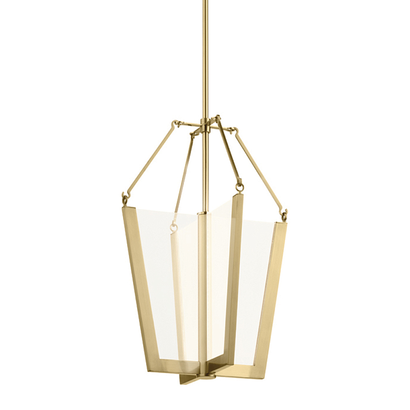  Подвесной светильник золотого цвета в форме фонаря Kichler Золотой в Воронеже | Loft Concept 
