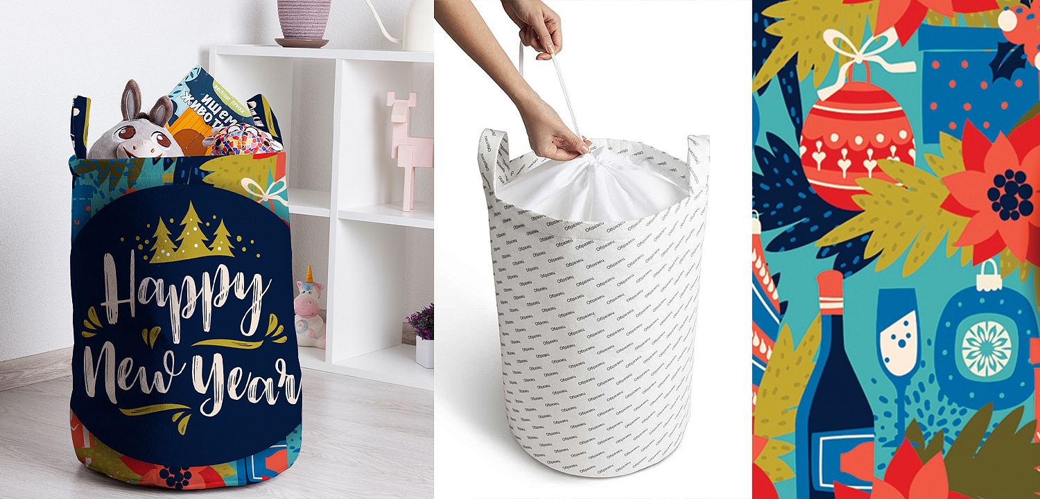 Корзина Happy New Year Basket Корзина Happy New Year Basket - Loft-Concept в Воронеже