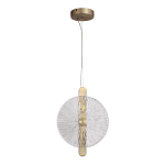 Подвесной светильник с круглым стеклянным плафоном Gingham варинант исполнения - 5 | Loft Concept в Воронеже