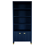 Книжный Стеллаж Elsa Dreams Blue с задней стенкой варинант исполнения - 6 | Loft Concept в Воронеже