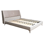 Кровать двуспальная серая Heart of the Bedroom варинант исполнения - 1 | Loft Concept в Воронеже