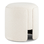 Дизайнерский Пуф Букле Poof Alice White Boucle  варинант исполнения - 1 | Loft Concept в Воронеже