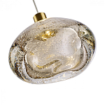 Подвесной светильник с прозрачным стеклянным плафоном округлой формы Effervia  варинант исполнения - 9 | Loft Concept в Воронеже