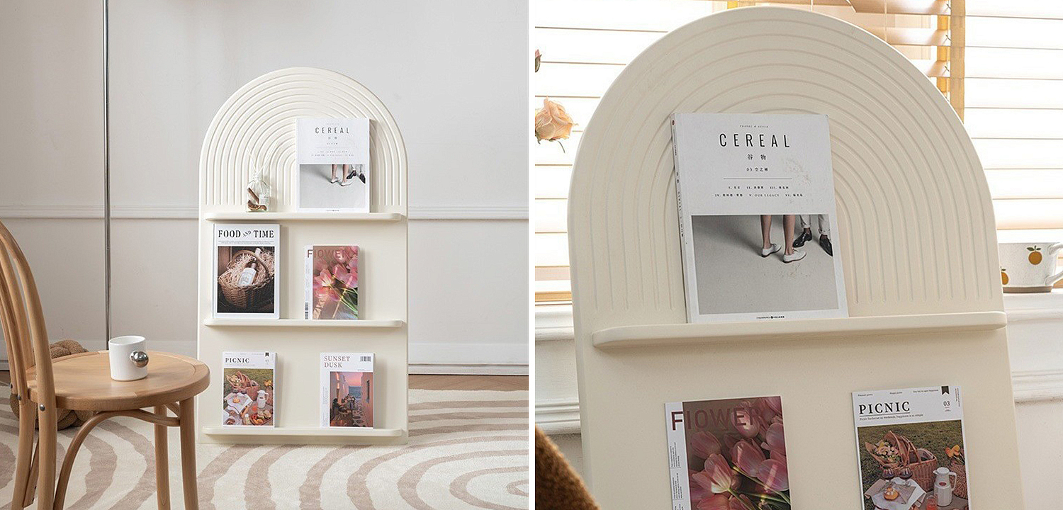 Полка для журналов и книг Syed Arch Shelf Stand Полка для журналов и книг Syed Arch Shelf Stand - Loft-Concept в Воронеже