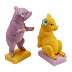 Держатель для книг Multicolored Piglet Bookends варинант исполнения - 2 | Loft Concept в Воронеже