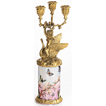 Фарфоровый подсвечник Лебедь с ангелом Asse варинант исполнения - 3 | Loft Concept в Воронеже