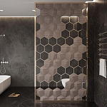 Гипсовая 3D панель с принтографией PM-30 варинант исполнения - 3 | Loft Concept в Воронеже